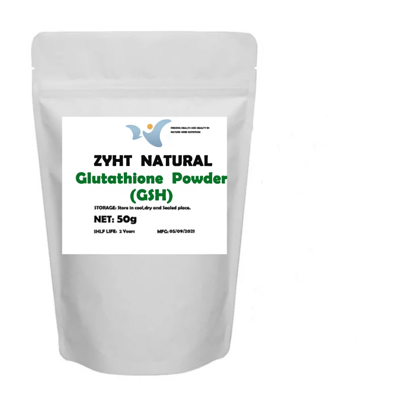 High Quality 99% Glutathione (GSH) Powder Cosmetic Ingredients Whitening Anti-Aging DIY Skin Care Raw Material