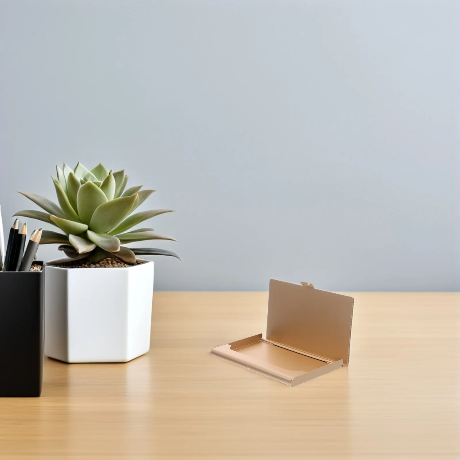 

Business Card Portable Holder Cards Container Organizer Decorative Multi-card Wallet