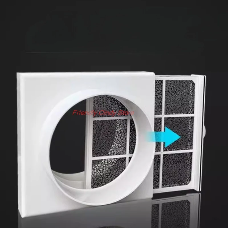 Fresh Air System Duct Air Filter Inline Ducting Box Ventilation for Pipe Air Inlet Primary Pre-Filter Deworming and Deashing