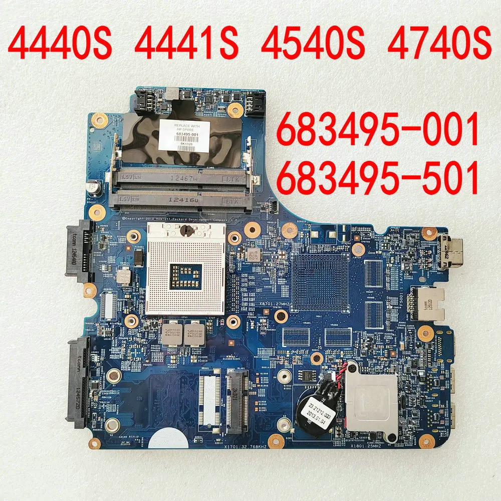 683495-001 For HP 4540S 4740S 4440S 4441S Laptop Motherboard 683495-501 683495-601 HM76 DDR3 11243-1 SLJ8E