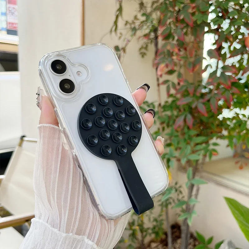 Candy Colored Multifunctional Magnetic Universal Holder Suitable For Magsafe iPhone With Silicone Suction Holder Mount Mirror