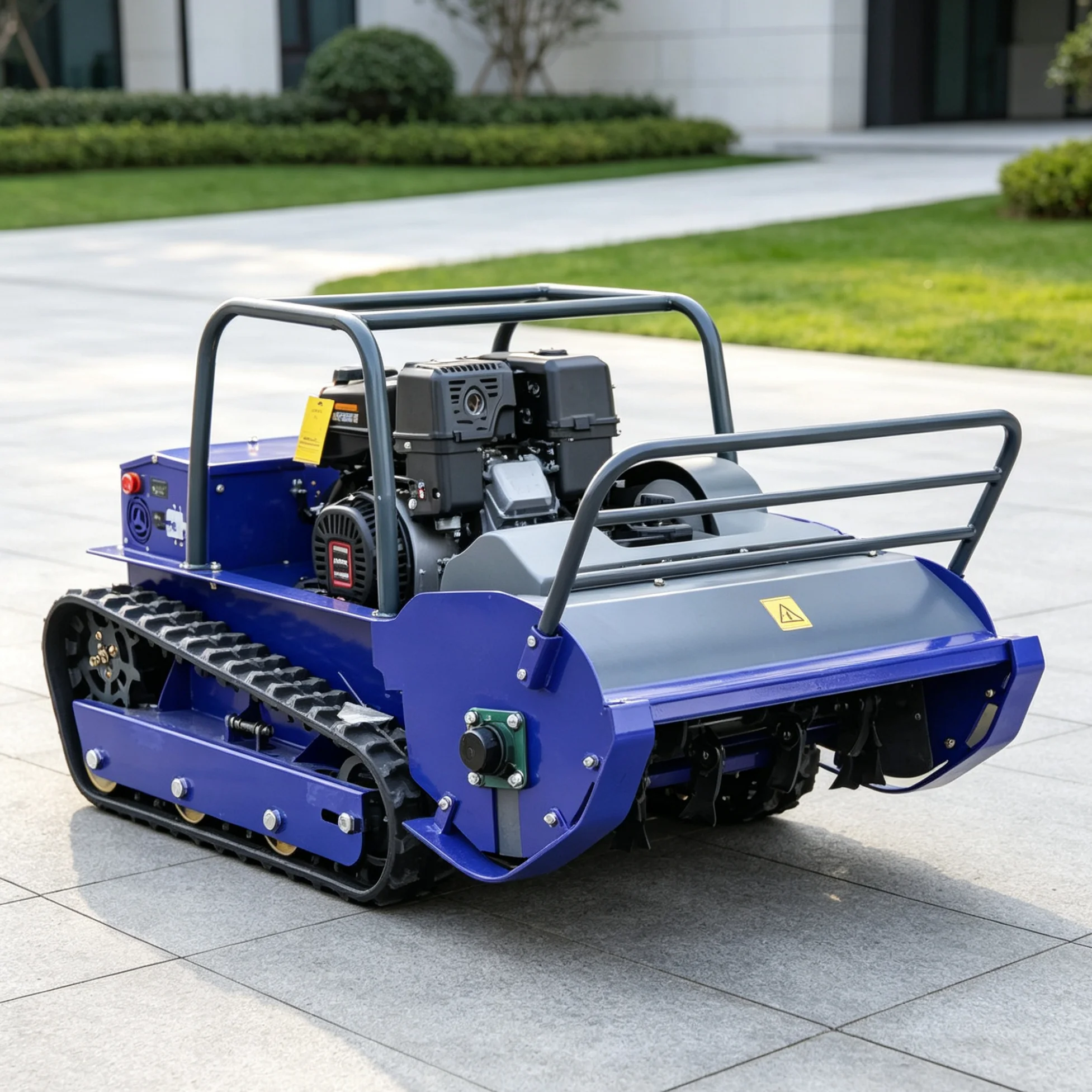 Customized Petrol Engine Robot Lawn Mower RC Wireless Mower for Orchard Hillside Farmland Application lawn mower line