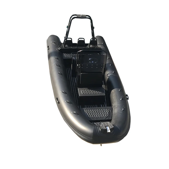 المحيط دائم الألومنيوم بدن 18ft RIB560 Hypalon PVC قوارب التجديف القابلة للنفخ #3