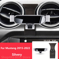 For Ford Mustang 2022 2021 2020 Car Mobile Phone Holder 360 Degree Rotation Special Bracket Clamping Accessories 2019 2015 2018