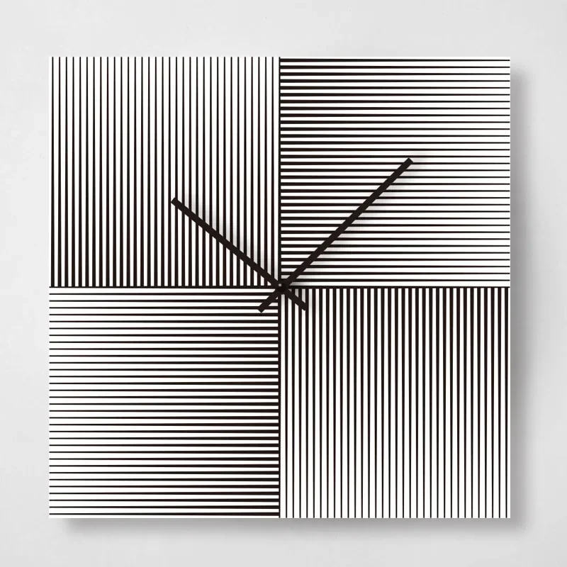 Creative Unique Home Kitchen Office Wall Watch, Timeline series Modern Pop Art Wall Clock Silent No Ticking Living Room Decor