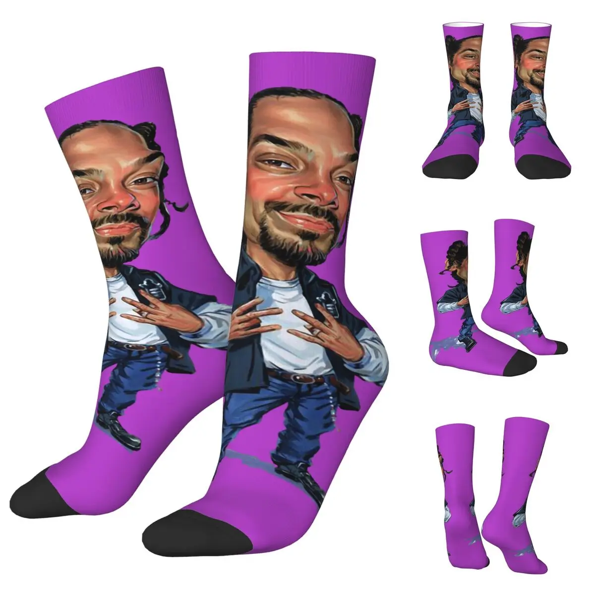 

Crazy Design Snoop Dogg Doggystyle Unisex Socks,Cycling 3D Print Happy Socks Street Style Crazy Sock