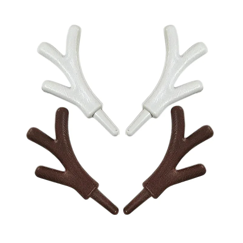 10PCS Mini Plastic Branch Antlers Snowman DIY Ornament Christmas Snowman Decoration Craft Snowman's Hands Antler Branches