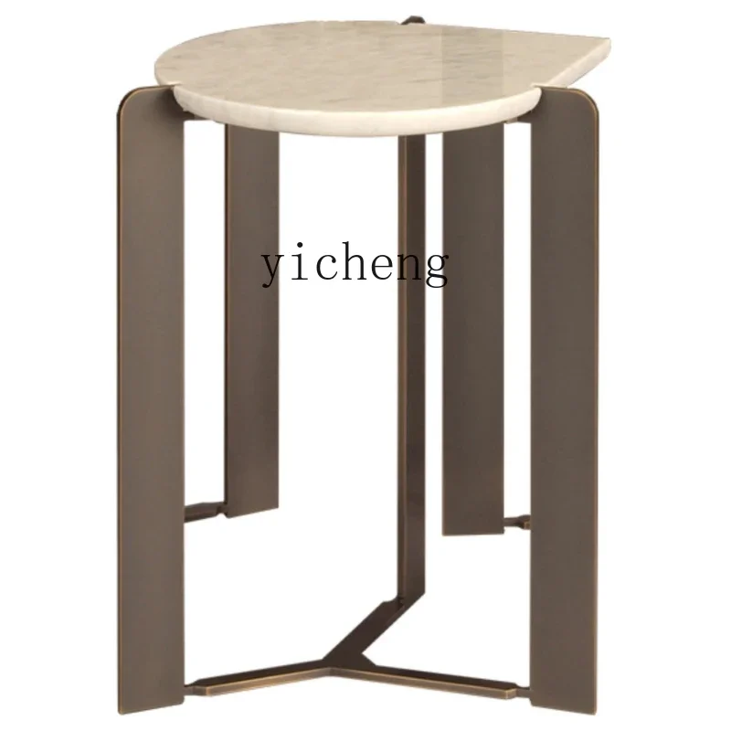 ZZ Zf Mild Luxury Marble Coffee Table Villa Conference Modern Minimalist Creative Leisure Negotiation Corner Table