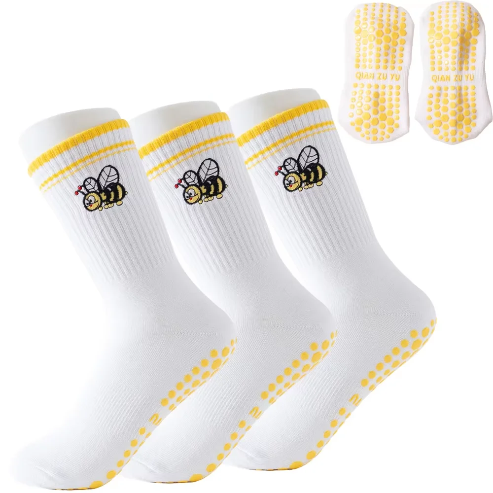 

Bee Socks Fitness Socks Mid Tube Trendy Hip Hop Socks Pilates Socks Yoga Socks Women's Socks Cycling Socks