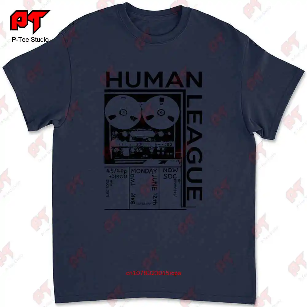 Human League Early Gig Flyer Gary Numan Kraftwerk Cabaret Voltaire T-shirt WWJO