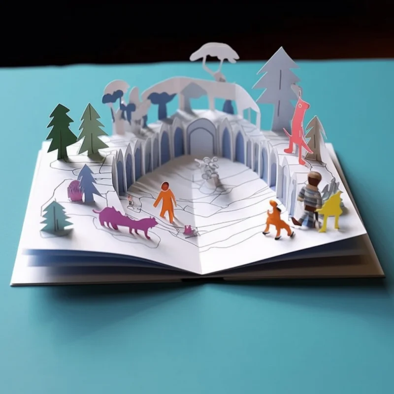 

Custom Drawing Colorful Hardcover Children's Board Books Infant 3D Pop-up Books Produced by Professional Manufacturer Printing