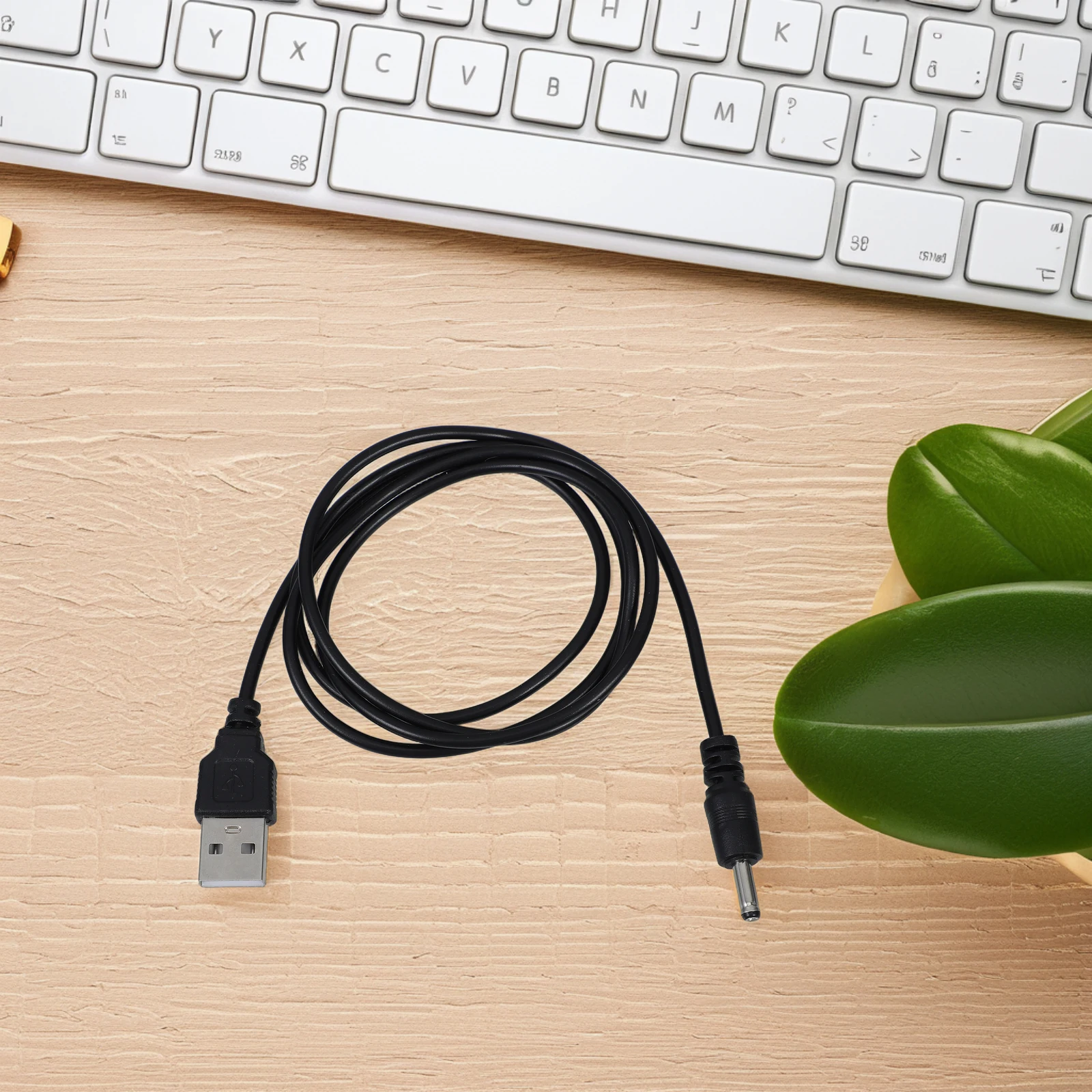 

2 Pcs Speaker Cable 5v Power Adapter Connector for USB Devices Mini Speakers Lamp Charging Cord