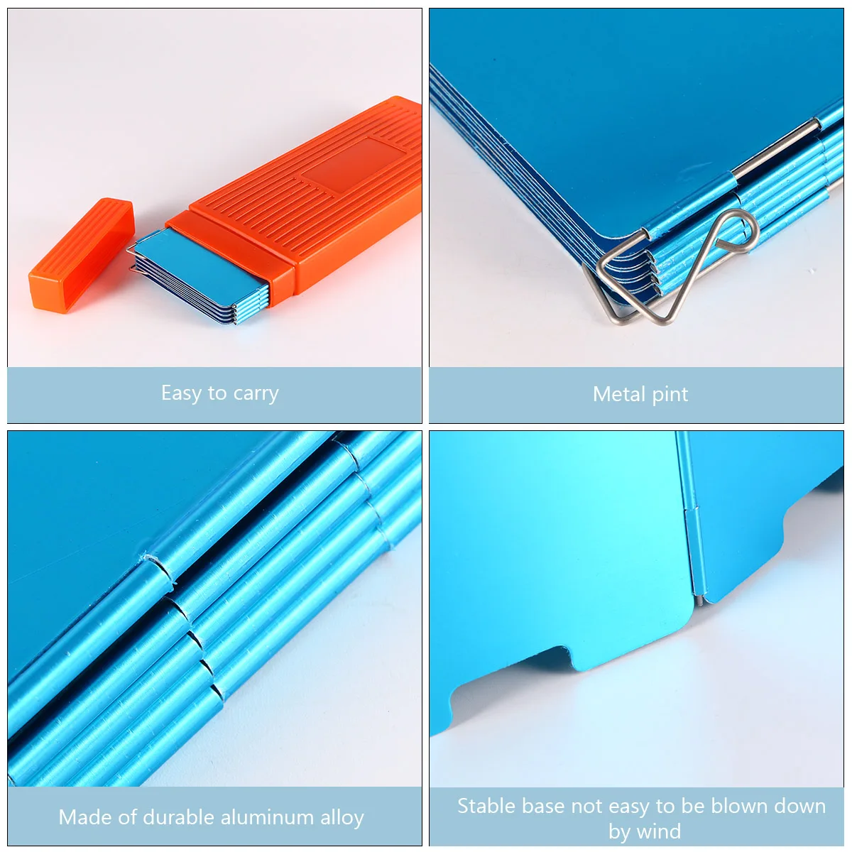

10pcs Stove Windscreen Camping Foldable Portable Outdoor Wind Shield For Bbq Hiking Picnic Fuel Saving Windprooof Stove Screen