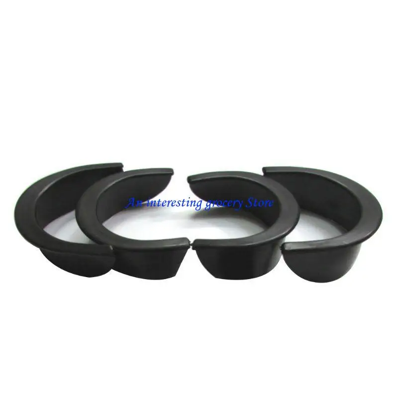 

652D 6Pcs Pool Table Billiard Pocket Hole Rubber Liners Snooker Replacement Accessory