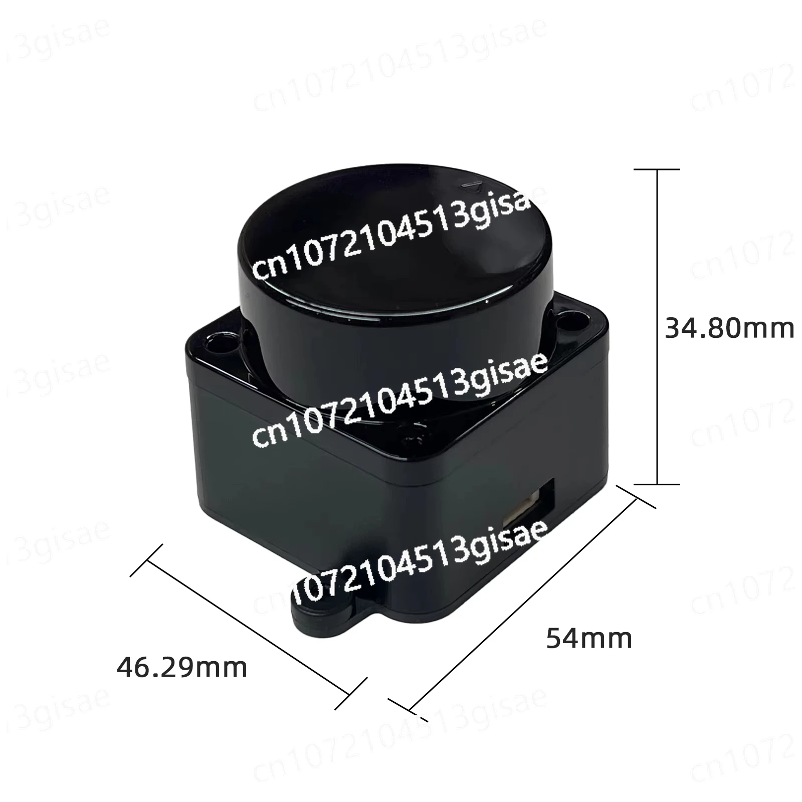 Kit Lidar D800 Mendukung ROS1 dan ROS2, Navigasi SLAM ROS, Sensor Radar Laser Pemindai LDROBOT STL-27L 25M DTOF