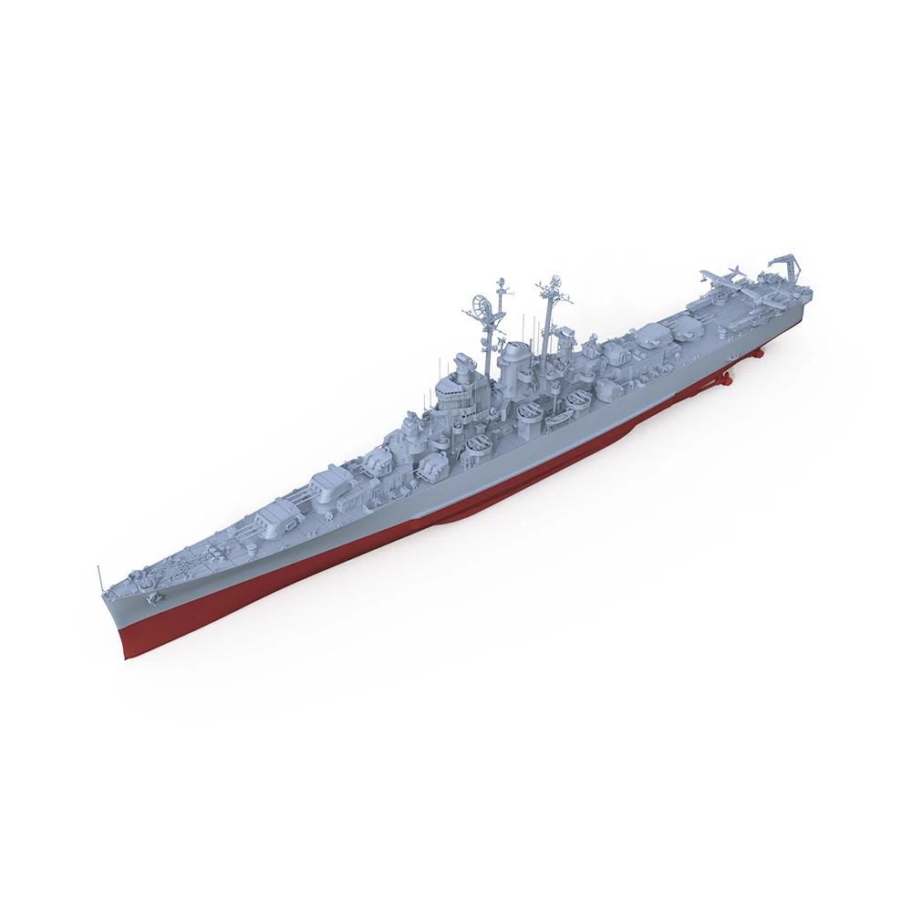 SSMODEL SS551S 1/1000 Military Model Kit US Fargo Fargo-class Light Cruiser CL-106 Full Hull WWII WAR GAMES