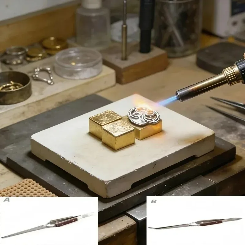Heat Resistant Quartz Soldering Brick for Jewelry Making Gold Silver Welding Torch Heat Proof Pad Tool Jewelry Tools