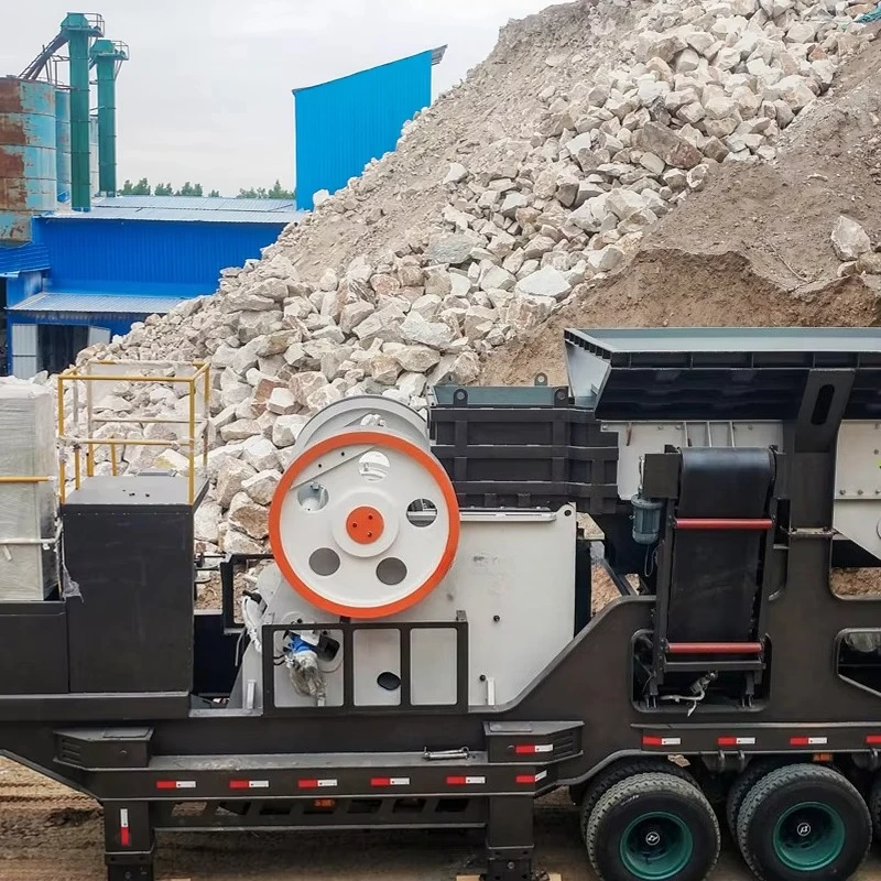 Best Price Quarry Mobile Stone Crushing Equipment Limestone Gravel Mobile Jaw Crusher Machine Plant