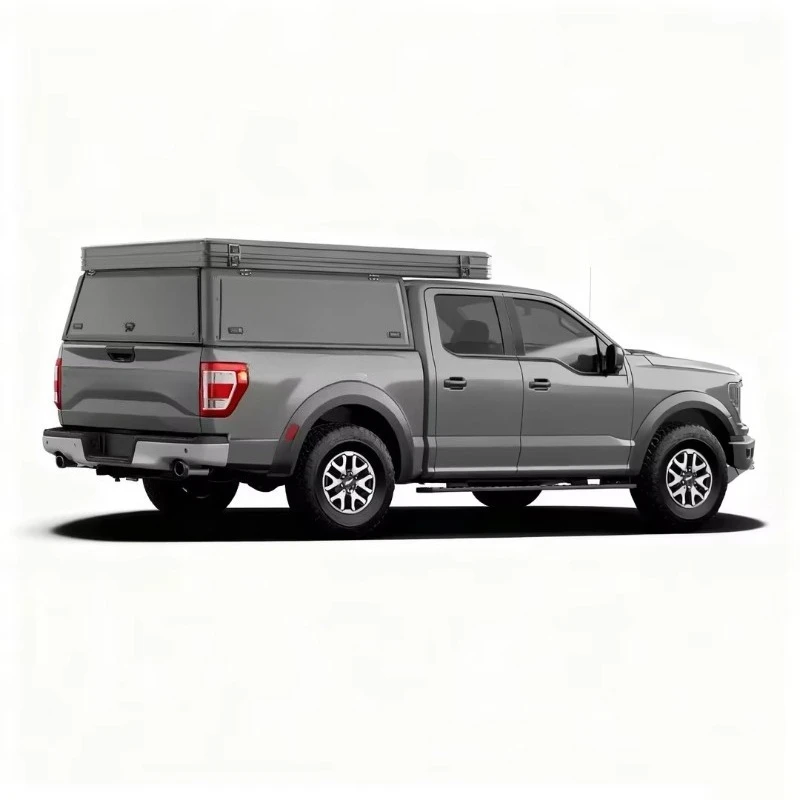 Pop up Roof Top BakkieTent Aluminum Pickup Truck Camper Camping Hard Shell Pickup Truck Tent with Canopy for view 3