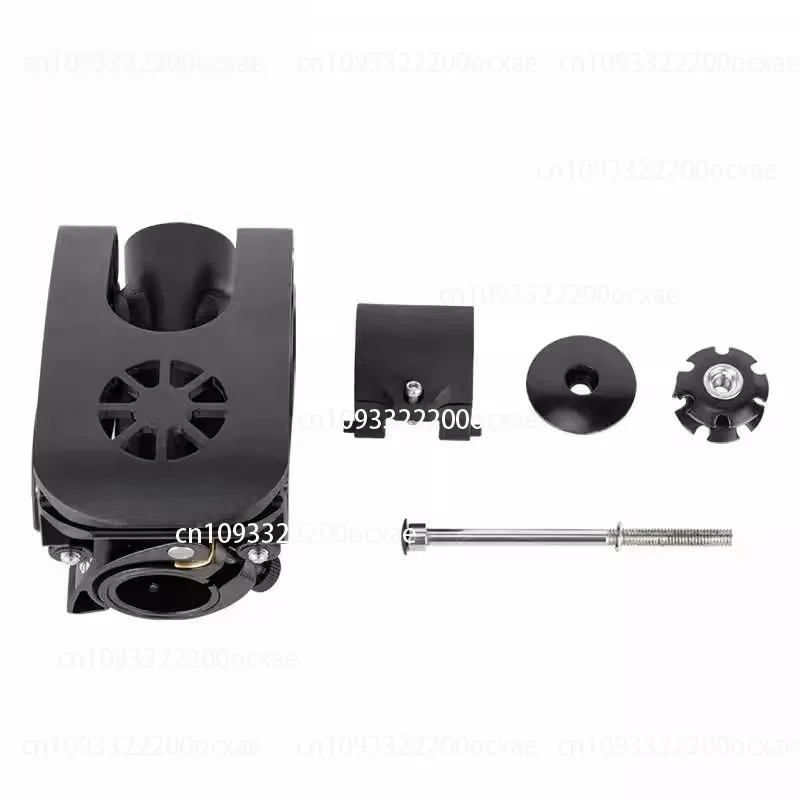 

Bicycle folding riser mountain bike five-dimensional head adjustable height increase handle riser fittings