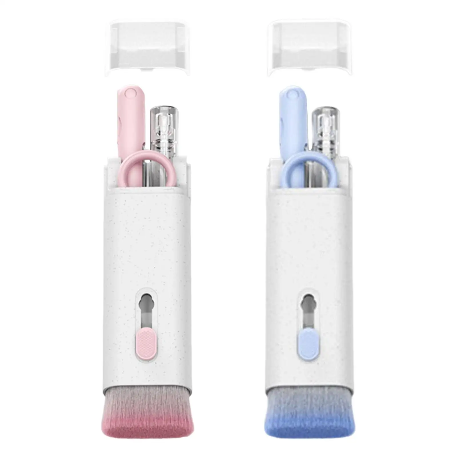 Multifunction Earphone cleaner pen, soft Microfiber Brush Dust Removal Brush Earbuds Cleaning for Earplug Mobile Phones