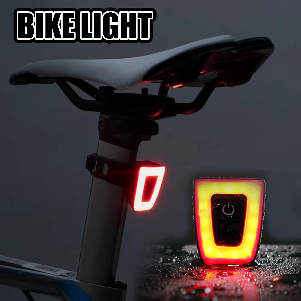 

Mini Bike Light Waterproof USB Rechargeable Helmet Taillight Lantern for Bicycle LED Safety Night Riding Tail Light