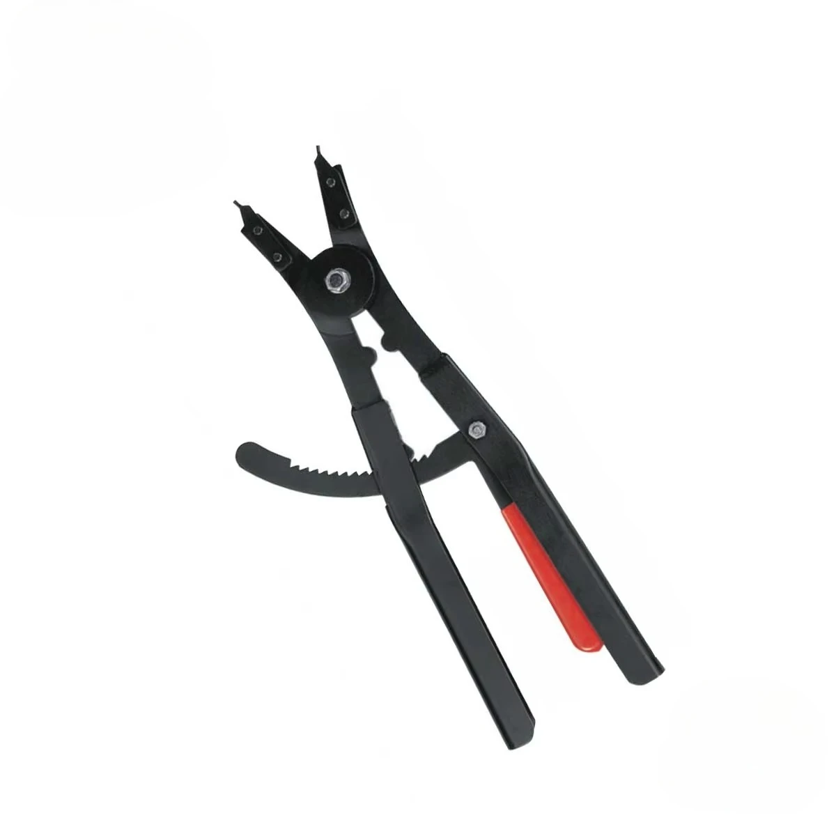 

16" External Ratchet Snap Ring Pliers | Straight Nose Circlip Pliers | Heavy-Duty Spring Ring Tool for Repair