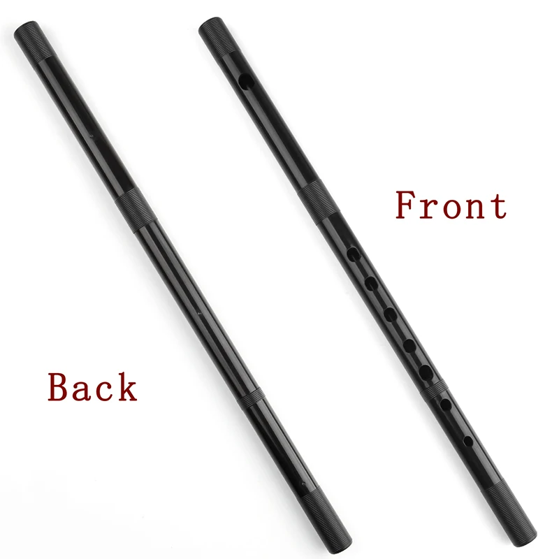 ABS Plastic Japanese Shinobue Flute Black 7 Hon Musical Instrument