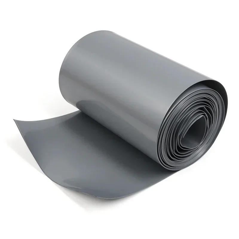 1~20m PVC Heat Shrink Tube 18650 Lipo Battery Pack Grey 17mm ~ 450mm Insulated Protection Film Wrap lithium Case Cable Sleeve
