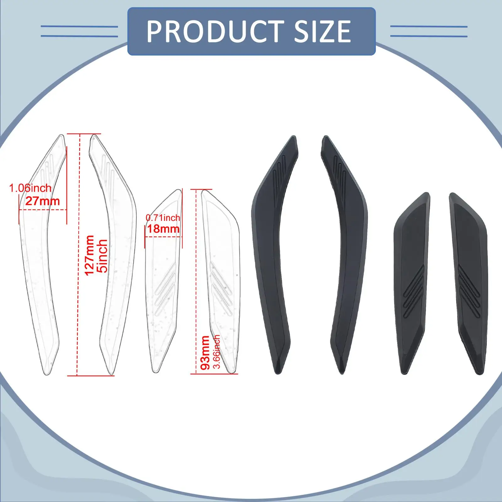 الجانب هدية حماية الخدش المهنية دراجة نارية الملحقات المضادة #6