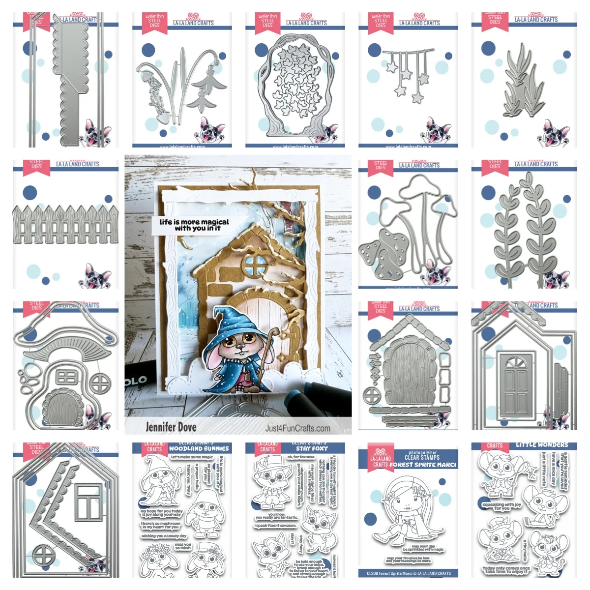 House Base Fence Mushroom Plants Ivy Arbor Flower Fox Metal Cutting Dies Clear Stamps for DIY Scrapbook February 2026 Spring