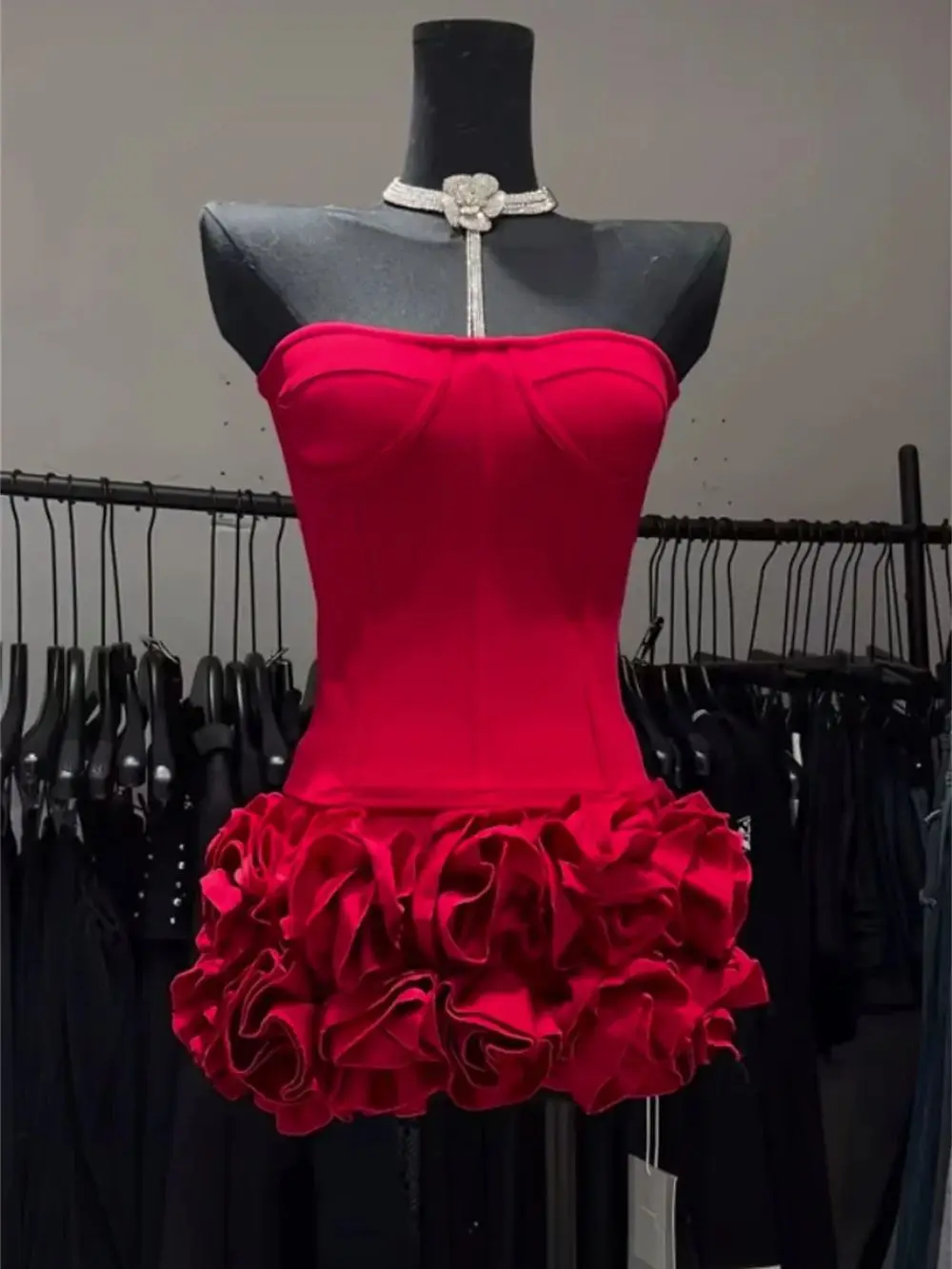 

Рождественские бандажные мини-платья женские без бретелек с открытой спиной и цветочным принтом облегающее платье знаменитости вечерние коктейльный топ на день рождения юбка наряд