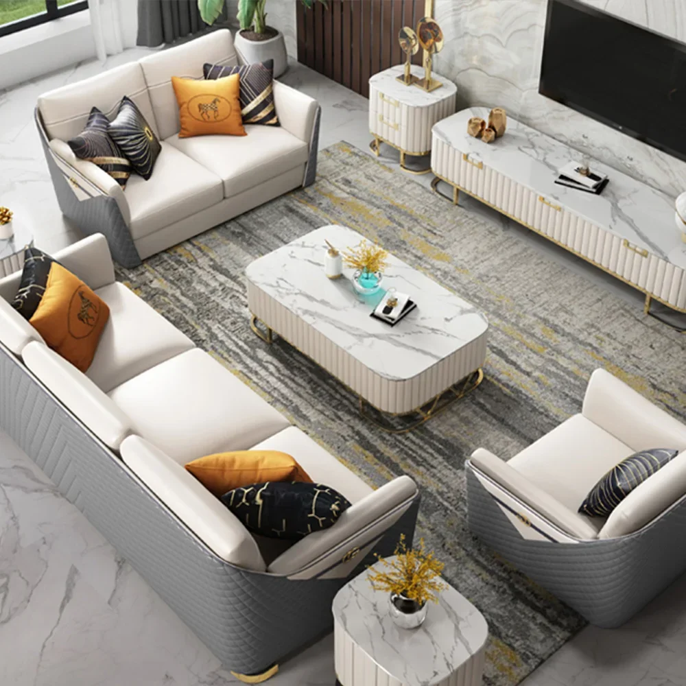 

#Nordic Luxury Technology Cloth Corner Fabric Sofa Set Furniture Lounge Living Room L Shaped Sectional Sofa