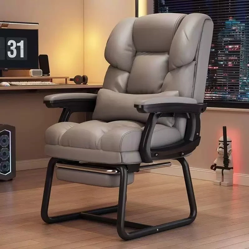 Nordic Modern Office Chair Comfortable Gaming Designer Office Chair Elegant Leather High Back Cadeira Gamer Home Furniture