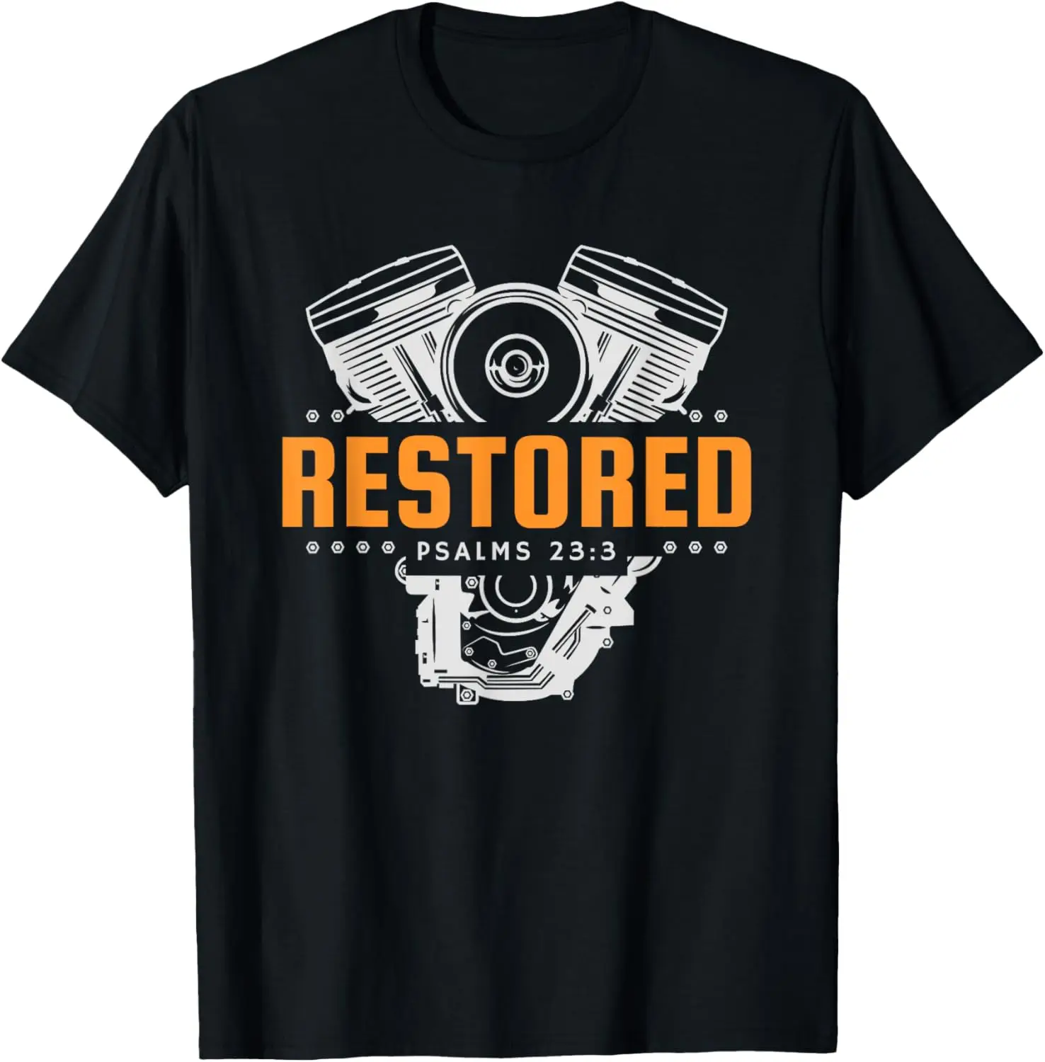 Christian Mechanic Restored Cars Automobile T-Shirt