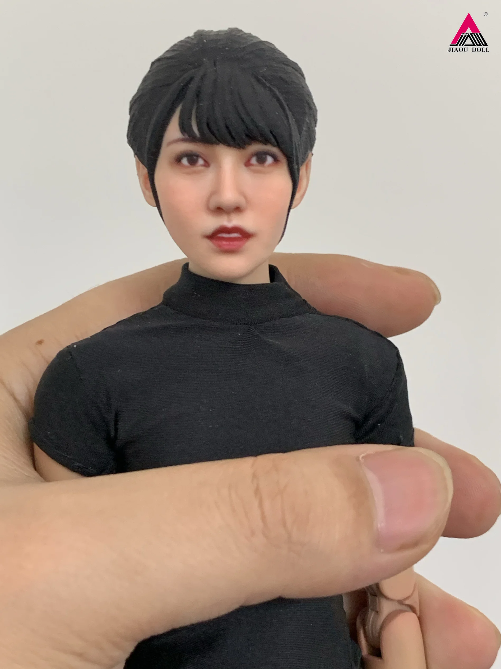 1/6 1/12 Skala Schönheit Asien Schauspielerin Mädchen Kopf Gemalt Harz Modell Für 12'' 6'' Weibliche Soldat Action Figur körper Puppe