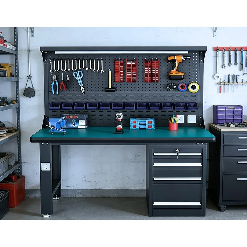 Heavy duty workbench, fitter bench, factory anti-static worktable, workshop assembly and maintenance console, board