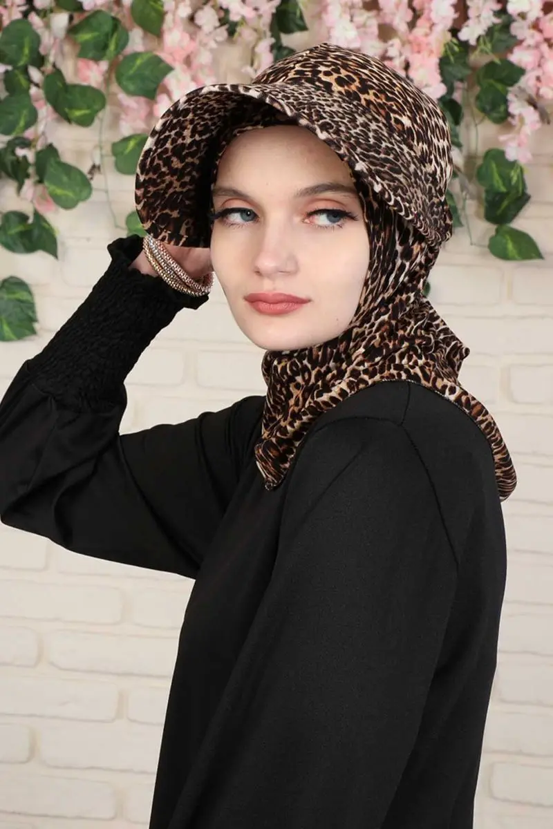 Gekamd Cap Luipaard Patroon