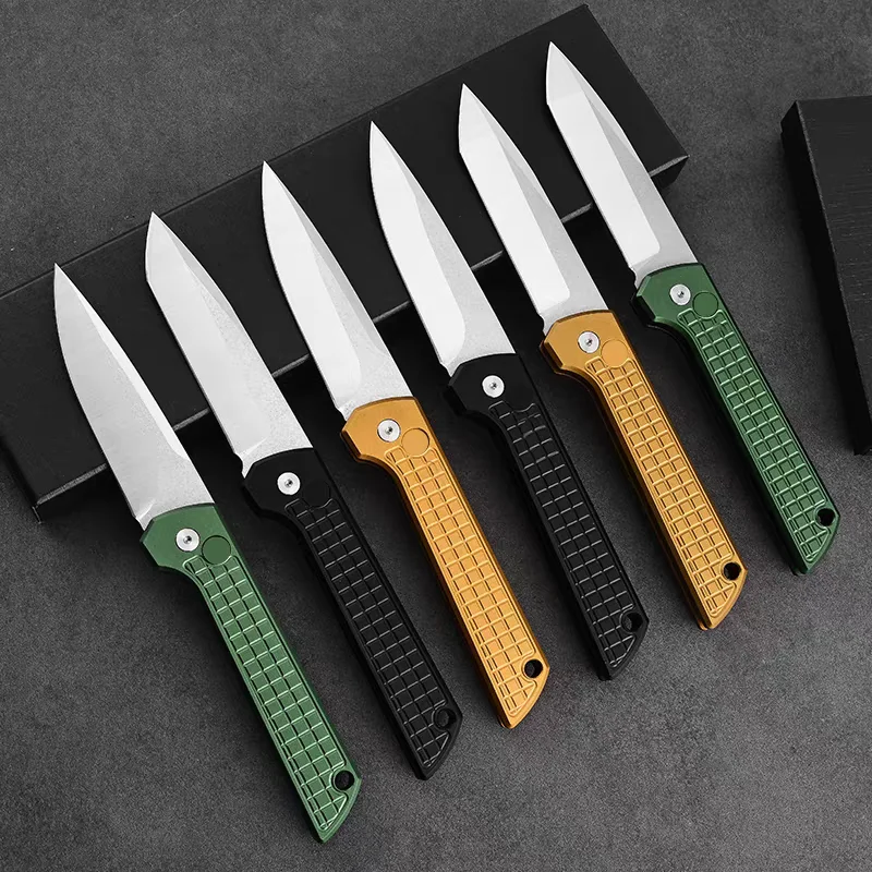 

Hot style Folding Knife aluminum alloy Handl edc multitool knives utility kitchen cutting outdoor Camping bushcraft pocket knife