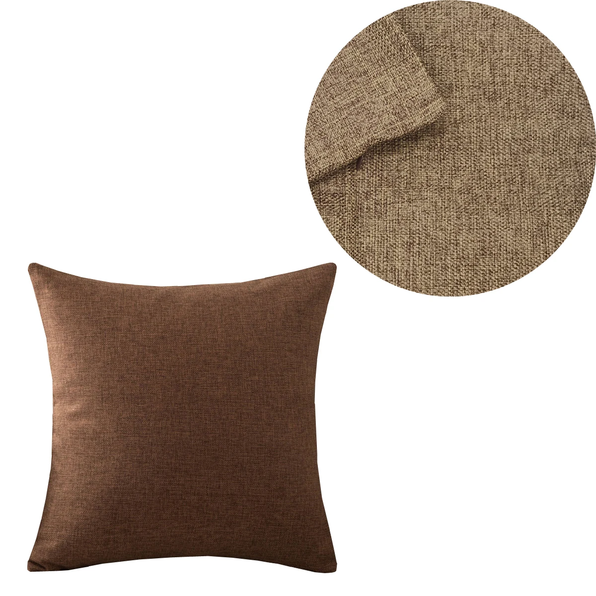 Effen Kleur Sierkussen Cover 30X50/40X4045X45/40X60/50X50/55X55/60X60 Gezellig Linnen Thuis Slaapkamer Huis Kantoor Vierkante Kussensloop