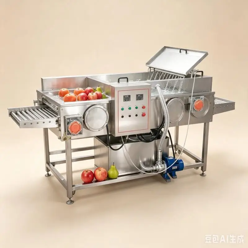 Customized Fruit Wax Coating Machine Automatic Fruit Polishing Waxing Line Stainless Steel Processing Equipment For Fresh Fruits