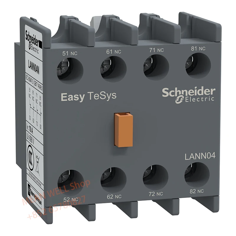 LANN04N Easy TeSys Control D3N Instantaneous auxiliary contact module - 4NC