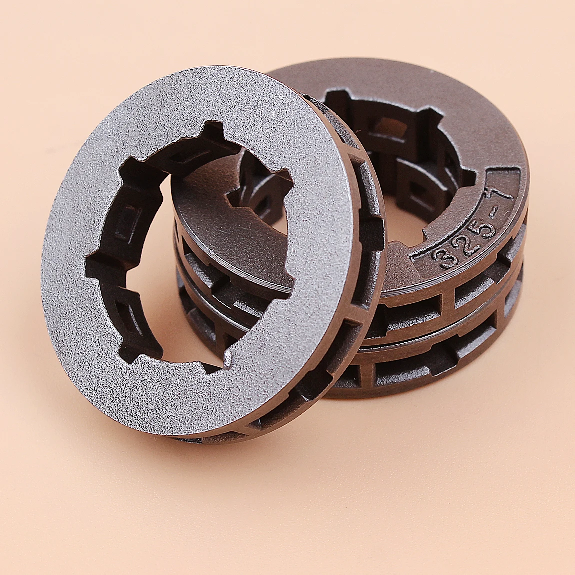 3Pcs .325 7T Small Chain Drive Sprocket Rim For Partner 365 400 405 410 450 460 490 510 540 P 400 500 510 Chainsaw Oregon 11892
