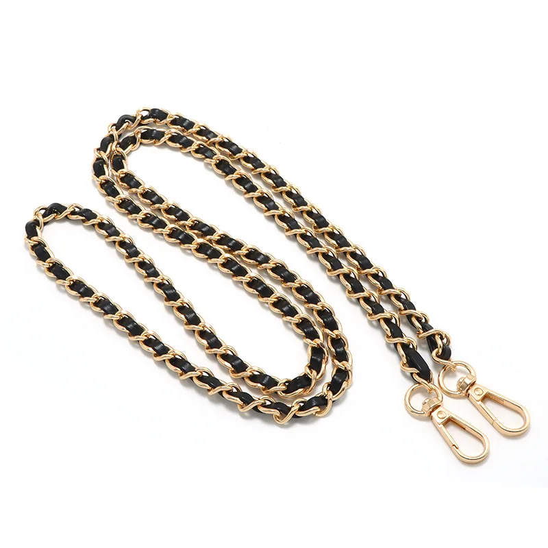 3pcs 120cm Bag Chain Shoulder Strap Single Crossbody Metal Strap Small  Pu Wear Leather Chain Shoulder Strap Chain Accessories