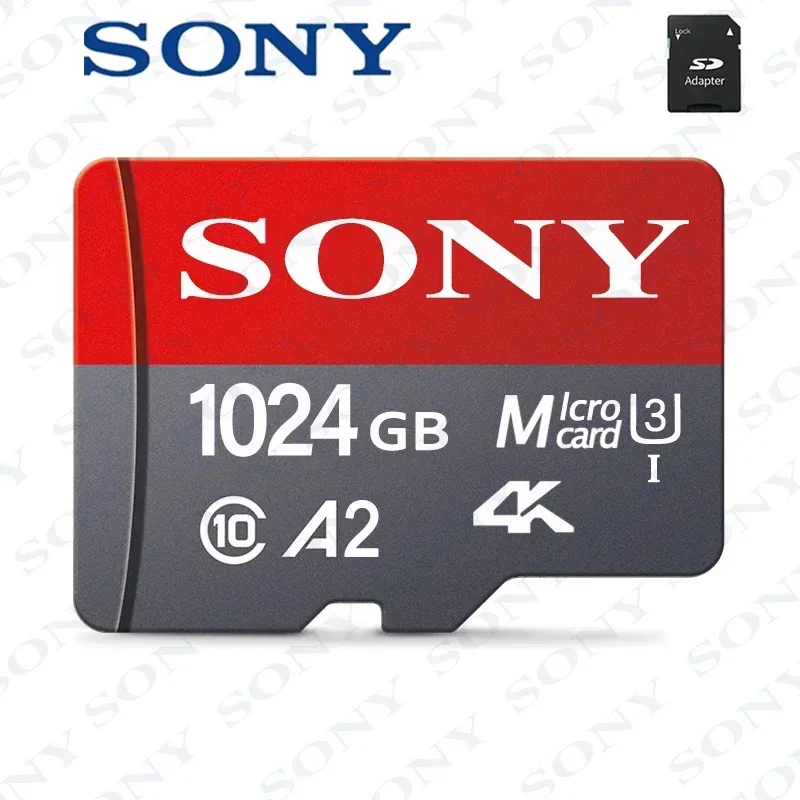 

SONY Micro SD TF Card Mini 1TB Memory Card Class 128GB 256GB High Speed Cartao De Memoria Flash Memory TF Mecard C10 For Xiao Mi