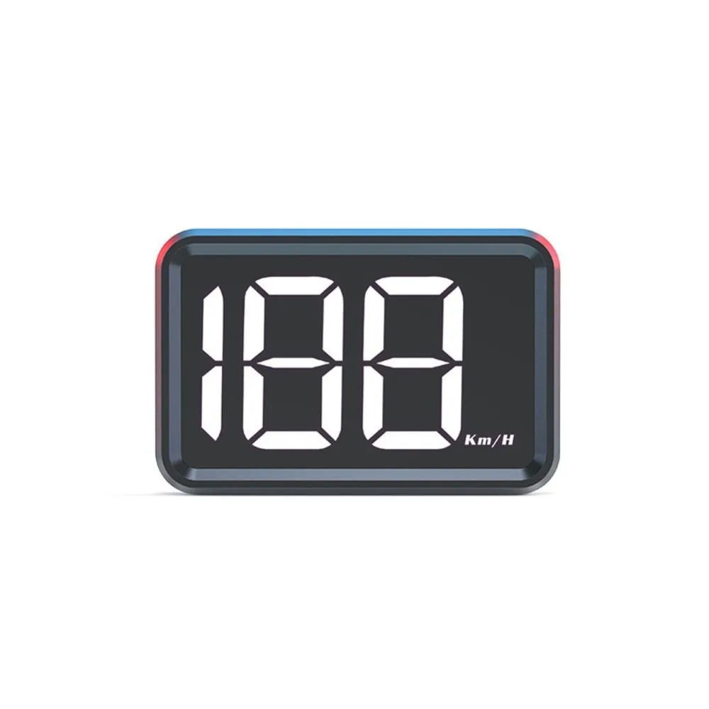 Car Digital GPS HUD Head Display Speedometer Speed Meter with KMH or MPH Display for Truck Plug and Play Auto Part Accessories