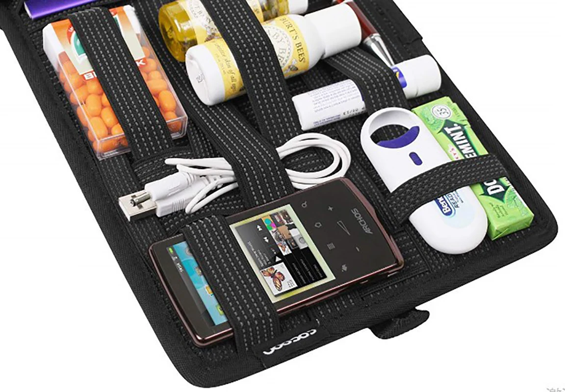 Travel Portable Carrying Elastic Organizer Plate Electronics Accessories Storage Plate Phone Tools Makeup Brushes Storage