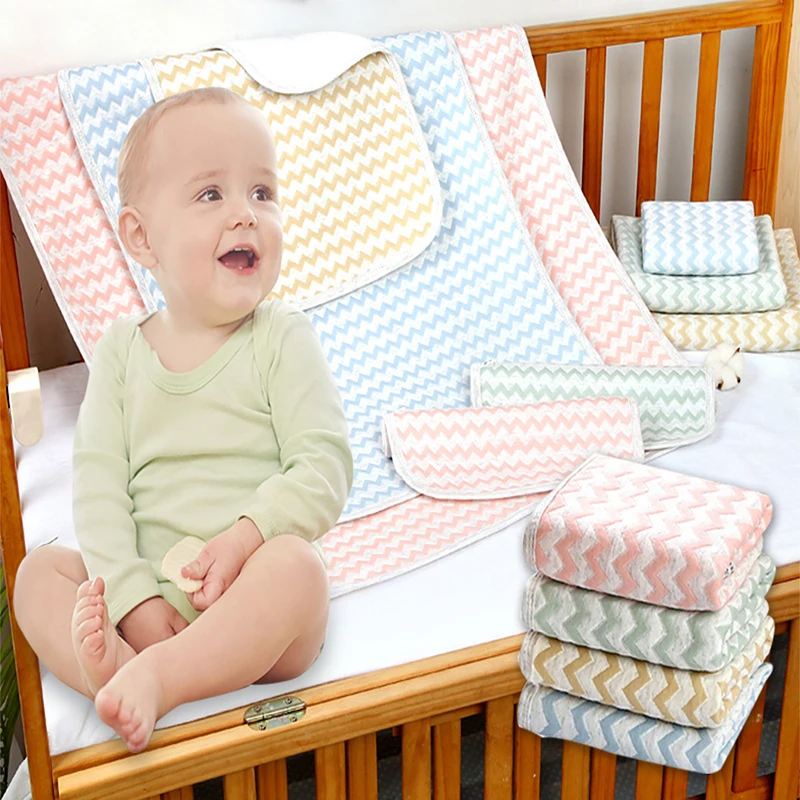 Newborn baby pure cotton washable waterproof breathable diaper mattress baby diaper pad toddler care pad