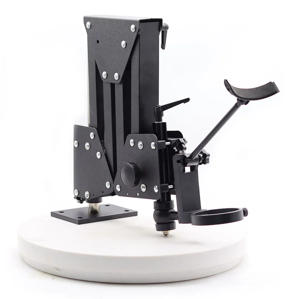 Stereoscopic microscope bracket for jewelry and diamond adjustment tools