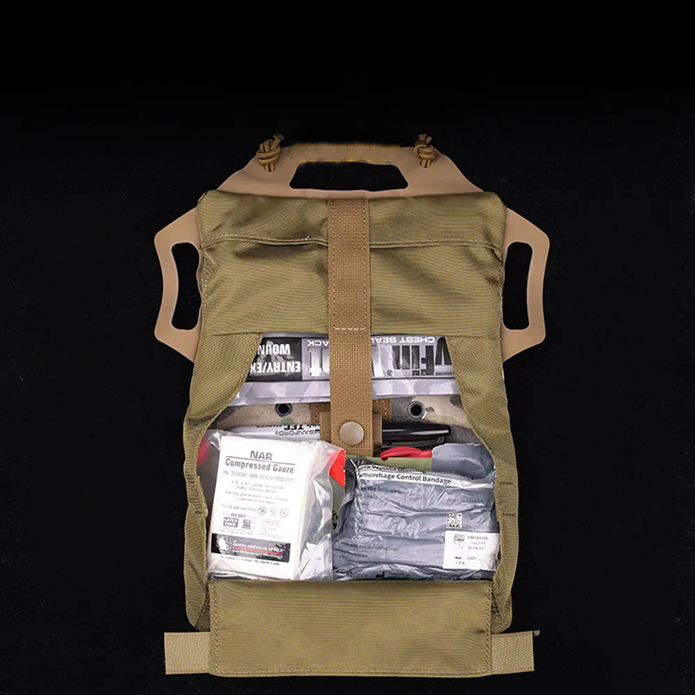 Bolsa médica para deportes al aire libre, bolsa de emergencia de despliegue rápido, Kits de primeros auxilios, Camuflaje, tamaño mediano